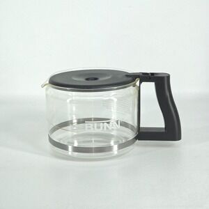BUNN Coffee Maker 10 Cup Black Replacement Glass Pot Carafe NCD Decanter Lid EUC